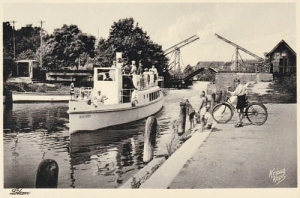 Giżycko kanał most zwodzony - Reprodukcja 9524