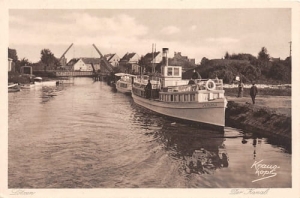 Giżycko most kanał - Reprodukcja 9535