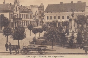 Giżycko Pomnik wojenny - Reprodukcja 9554