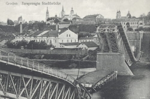 Grodno most - Reprodukcja 9801