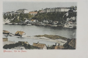 Grodno widok na Niemen - Reprodukcja 9830