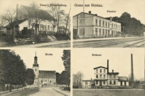 Miękinia  Mleczarnia, Dworzec - Reprodukcja 10391