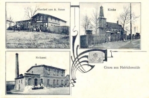 Uniechów  Mleczarnia, widoki - Reprodukcja 10393