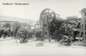 Krapkowice Fabryka papieru - Reprodukcja 10544
