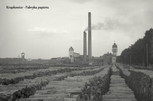 Krapkowice Fabryka papieru - Reprodukcja 10545