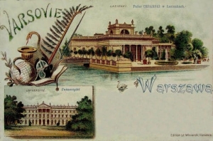 Warszawa Łazienki -Reprodukcja 1327