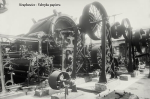 Krapkowice Fabryka papieru - Reprodukcja 10555
