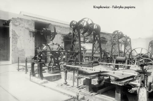 Krapkowice Fabryka papieru - Reprodukcja 10556