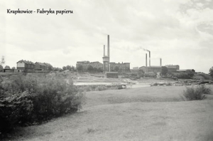 Krapkowice Fabryka papieru - Reprodukcja 10558