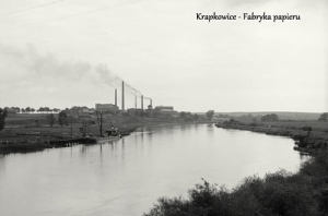 Krapkowice Fabryka papieru - Reprodukcja 10559