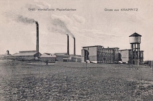 Krapkowice Fabryka papieru - Reprodukcja 10574
