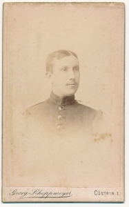 CDV Georg Schoppmayer Custrin I 1711