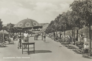 Zaleszczyki Słoneczna plaża -Reprodukcja 10898