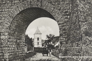 Zaleszczyki wiadukt -Reprodukcja 10905