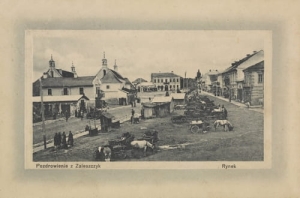 Zaleszczyki Rynek -Reprodukcja 10917