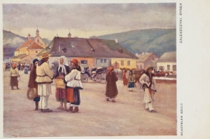 Zaleszczyki Rynek -Reprodukcja 10928