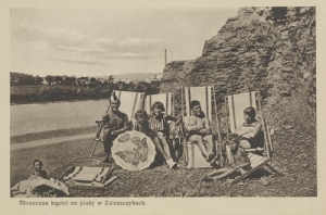 Zaleszczyki plaża -Reprodukcja 10942