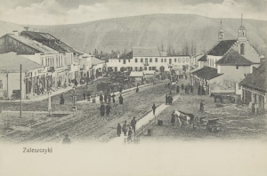 Zaleszczyki Rynek -Reprodukcja 10951