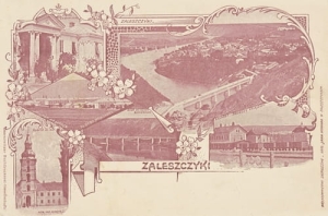 Zaleszczyki widoki -Reprodukcja 10954