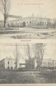 Zaleszczyki koszary -Reprodukcja 10963
