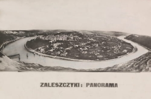 Zaleszczyki panorama -Reprodukcja 10983