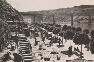 Zaleszczyki plaża słoneczna -Reprodukcja 10986