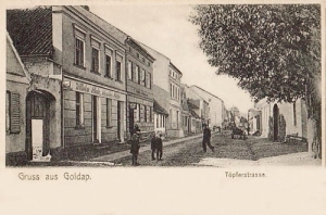 Gołdap Topferstr. -Reprodukcja 11101