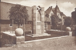 Węgorzewo pomnik -Reprodukcja 11194