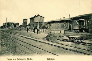 Skarszewy Dworzec kolejowy -Reprodukcja 845