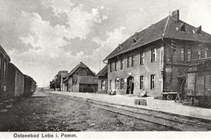 Łeba Dworzec - Reprodukcja 11454