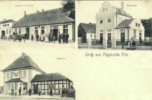 Pogorzela Dworzec widoki - Reprodukcja 11481