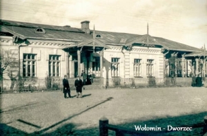 Wołomin Dworzec kolejowy -Reprodukcja 11544