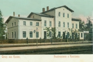 Kościan Dworzec -Reprodukcja 11561