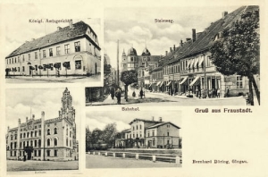 Wschowa widoki dworzec -Reprodukcja 11762