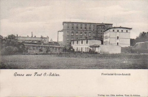 Toszek dom dla obłąkanych  - Reprodukcja 12256