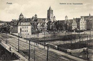 Poznań Most Teatralny -Reprodukcja 13427