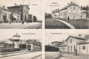 Jełowa Dworzec widoki - Reprodukcja 12409