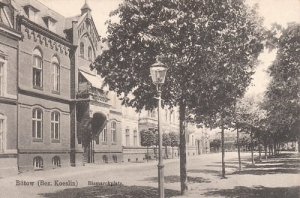 Bytów Bismarckplatz -Reprodukcja 12628