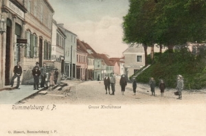 Miastko Kirchstrasse -Reprodukcja 12667