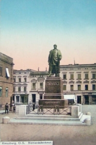 Kluczbork pomnik Bismarcka - Reprodukcja 12824