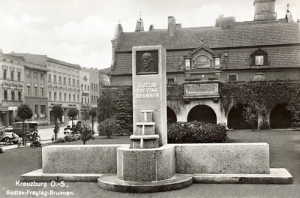 Kluczbork fontanna - Reprodukcja 12932