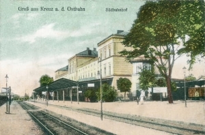 Krzyż Wlkp. Dworzec - Reprodukcja 12938