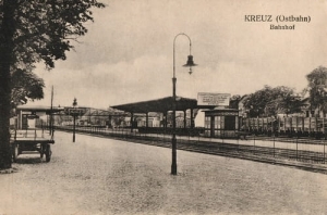Krzyż Wlkp. Dworzec -Reprodukcja 12961