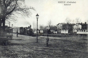 Krzyż Wlkp. Dworzec -Reprodukcja 12962
