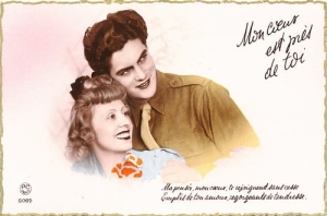 Pocztówka Miłosna Romantyczna 04661