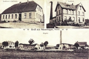 Jeżyczki mleczarnia widoki - Reprodukcja 13156