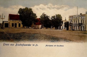 Biskupiec Pomorski Rynek - Reprodukcja 1135
