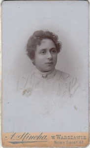 CDV  A.Hincha  WARSZAWA 1509