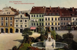 Wałbrzych Rynek - Reprodukcja 1755
