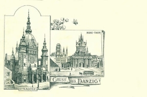 Gdańsk Synagoga -Reprodukcja 13404